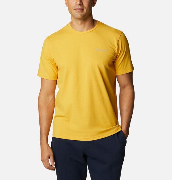 Columbia T-Shirt Herre Sun Trek Gul JEWC09513 Danmark